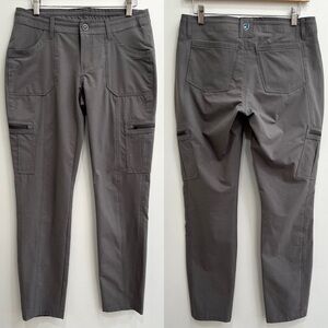 New Kuhl Horizn Skinny Pants Gray Hiking Outdoor Camping Size 6 Short 6276